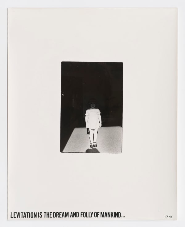 Lew Thomas, LEVITATION IS THE DREAM AND FOLLY OF MANKIND, 1975