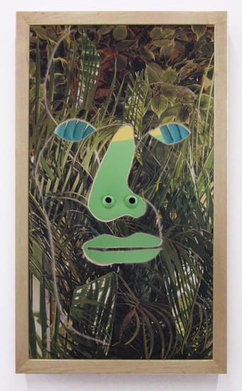 Brian Bress, Yellow Green Blue Face, 2014