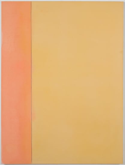 Matt Connors, Thirds (yellow/pink), 2012