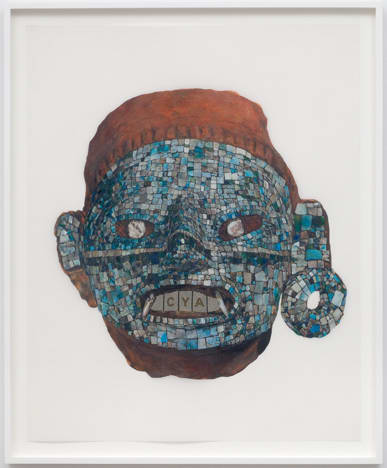 Nathan Mabry, Mosaic Mask (CYA), 2008