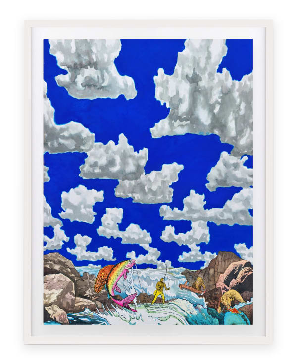 Aaron Morse, Cloud World (Fishing), 2022