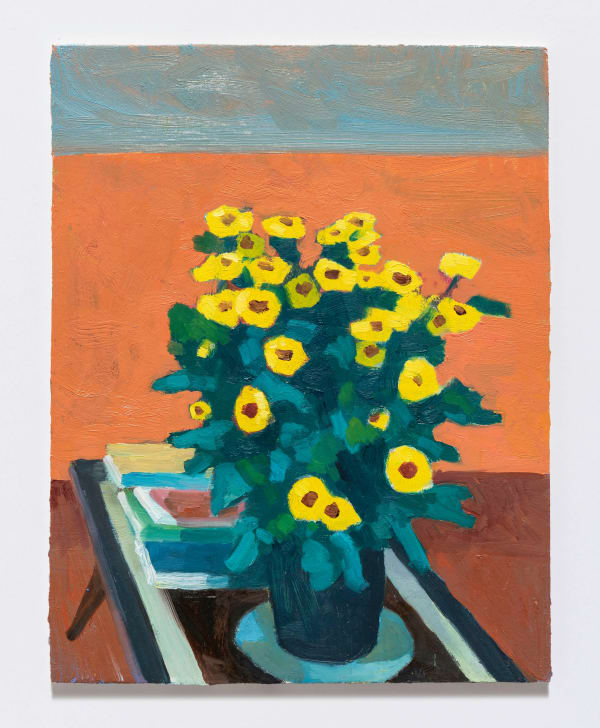 Tomory Dodge, Yellow Flowers On A Table, 2020