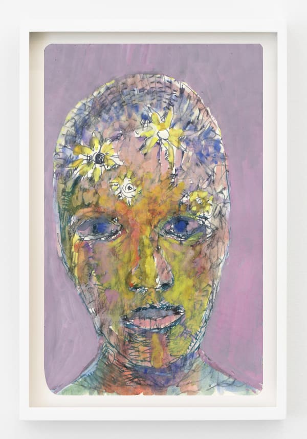 Sky Glabush, Figure with Bathing Cap, 2025