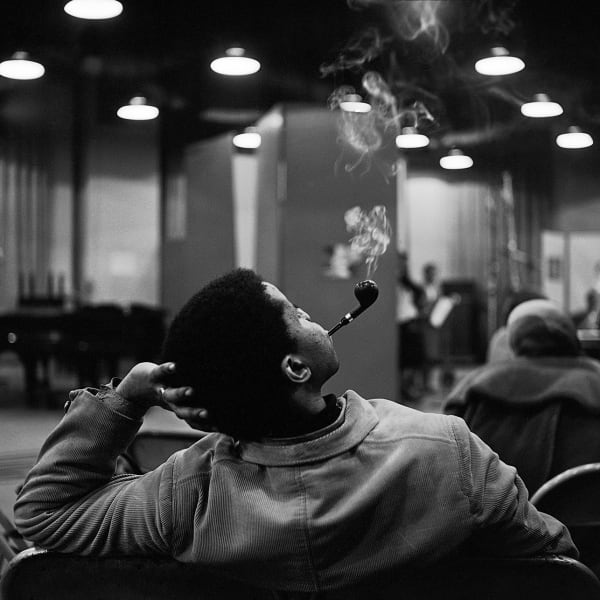 Kwame Brathwaite, Untitled (Man smoking in a Ballroom), 1965 c.
