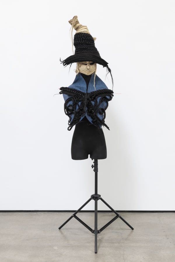 Joanne Petit-Frère, Buccaneer Crown and Blondie Braid Mask with Braid Corset, 2019