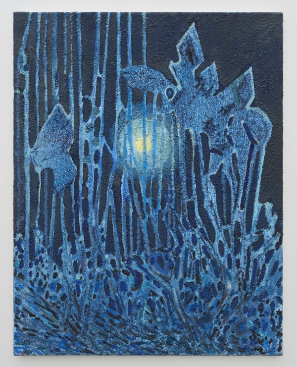 Sky Glabush, Moonlight and Irises, 2025