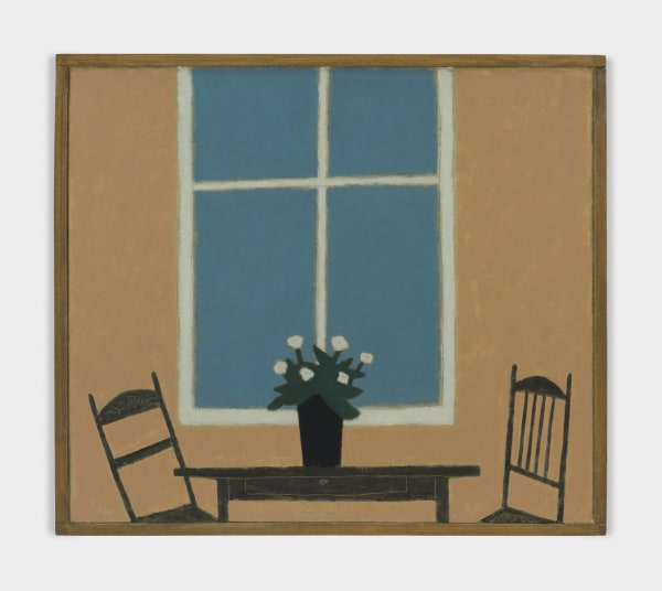 John Joseph Mitchell, A Pot of White Roses, 2023