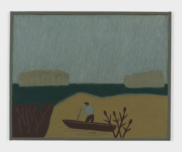 John Joseph Mitchell, A Fisherman in the Rain, 2023
