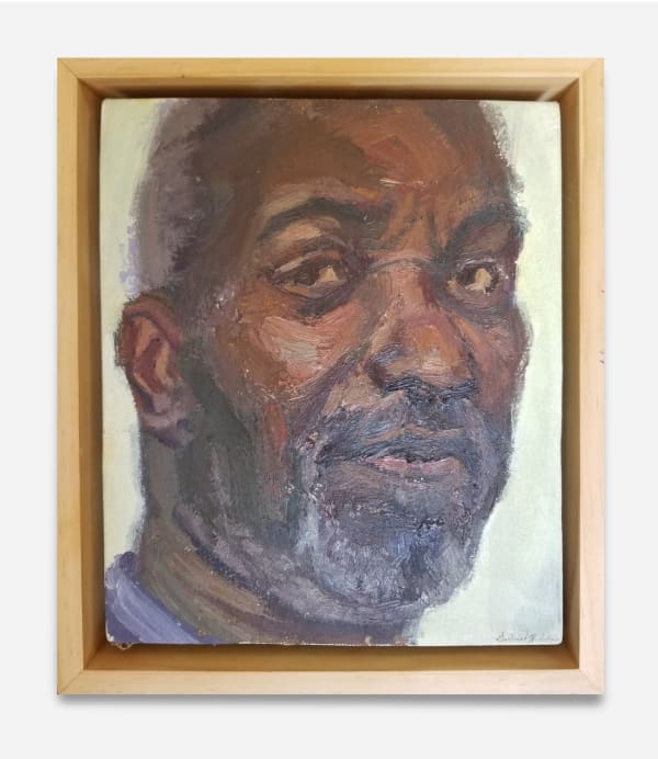 Sedrick Huckaby, Study for "Roy Lester, Fat-Brown Daddy", 2020