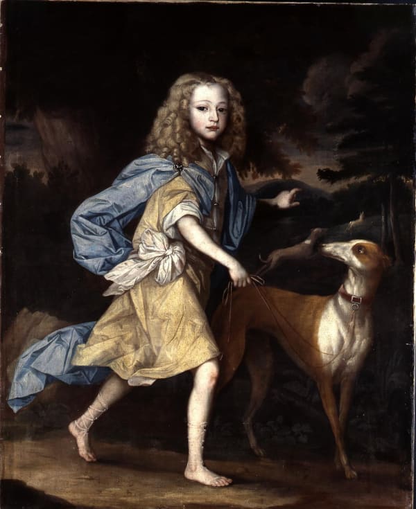 English School, Portrait of a young boy, 1670s