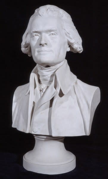 After Jean-Antoine Houdon, Portrait bust of Thomas Jefferson (1743-1826), c. 1800