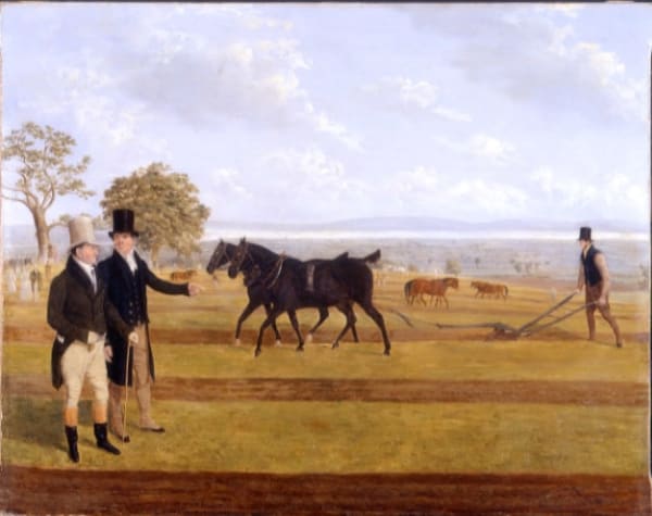 James Flewitt Mullock, Sir Charles Morgan at the Castleton Ploughing Match, 1820s