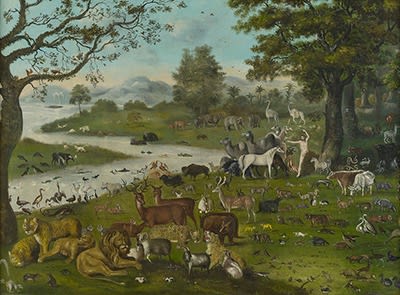 John Miles of Northleach, Adam naming of the animals, 1840s