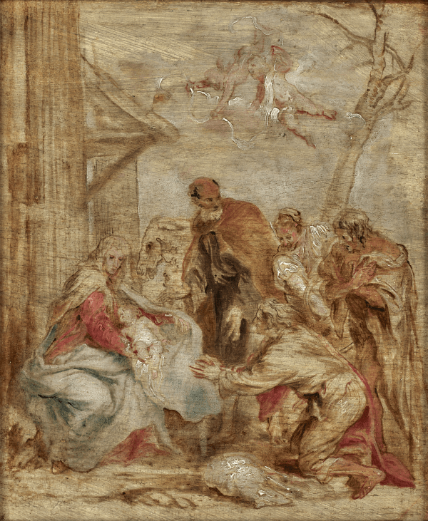 Sir Anthony van Dyck, The Adoration of the Shepherds, late 1620s