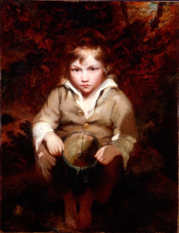 John Opie RA, Portrait of a Boy seeking alms, c. 1782