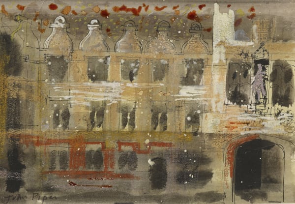 John Piper C. H., University College, Oxford, 1975