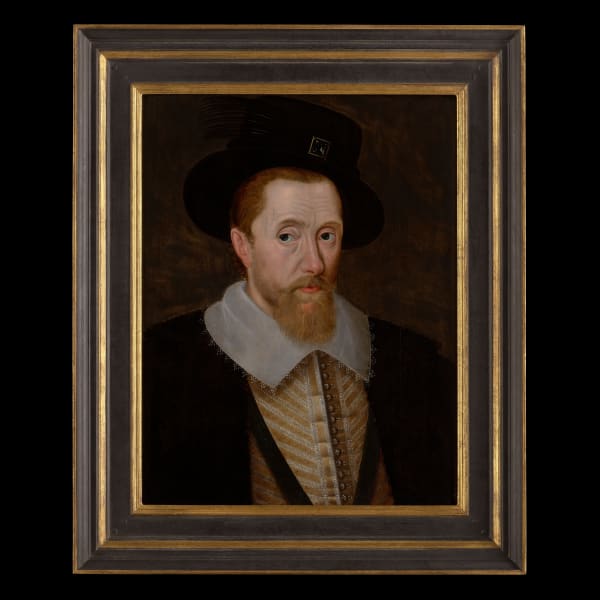 Studio of John de Critz the Elder, Portrait of King James VI & I (1566-1625), c. 1604