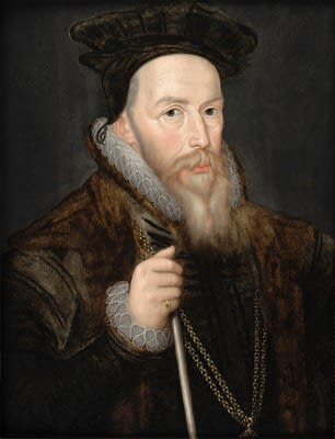 English School, Portrait of William Cecil, Lord Burghley (1520-98), 17th Century