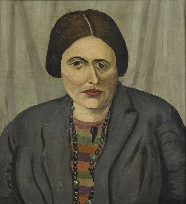cedric morris, portrait of a lady