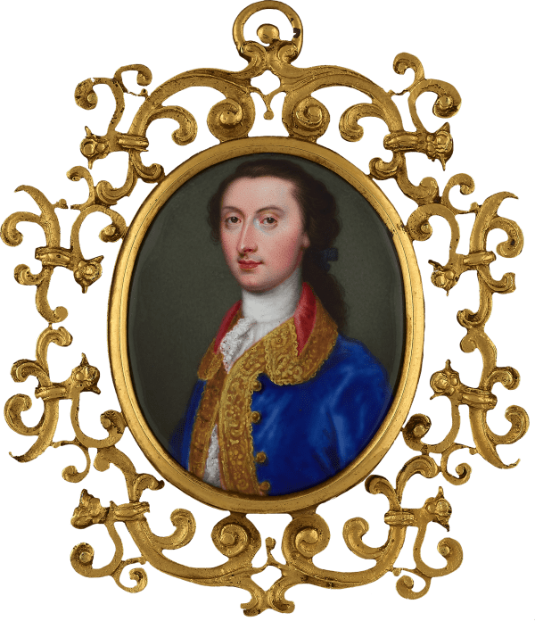 Christian Friedrich Zincke, A Nobleman, probably a member of the Townshend family, c. 1740