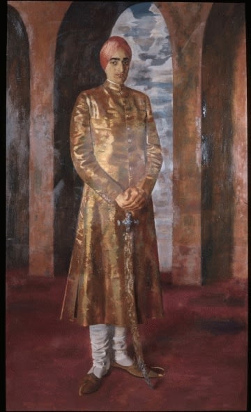 Alfred Reginald Thomson RA, H.H. Sir Pratab Singh, Maharajah of Nabha (1919-95), 1940