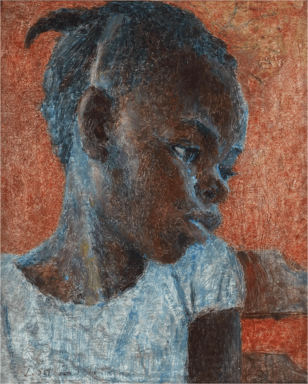 dod procter, portrait of a girl