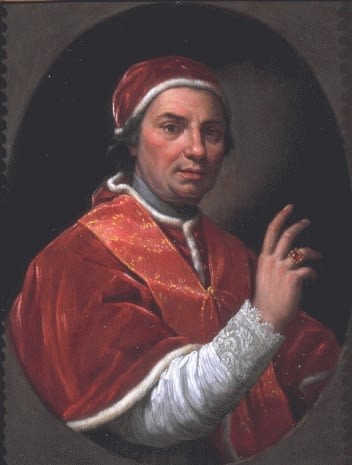 Giovanni Domenico Porta, Portrait of Pope Clement XIV (1705-74), 1657