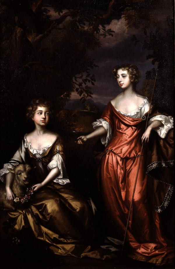 John Vandervaart, Portrait of two ladies, c. 1680