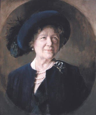 Robert Norman Hepple, Portrait of HM Queen Elizabeth the Queen Mother (1900-2002), 1987