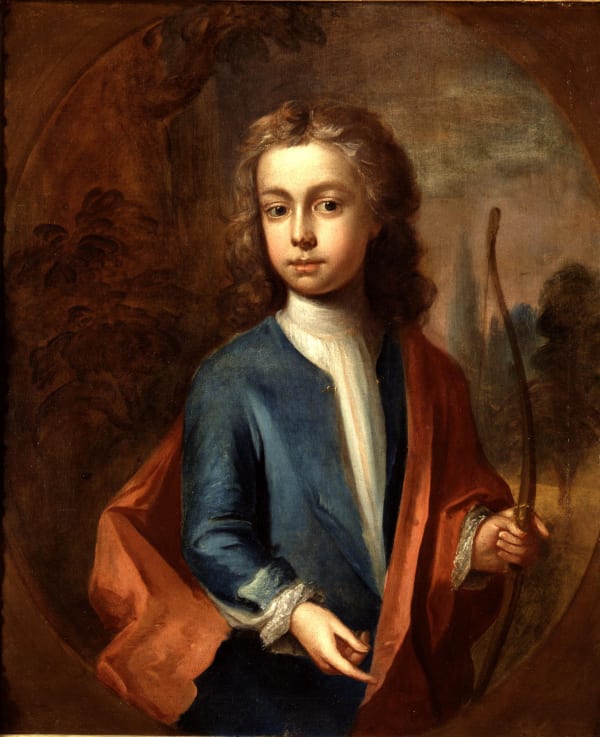 Charles D'Agar, Portrait of a child in an Arcadian Landscape, 1700s