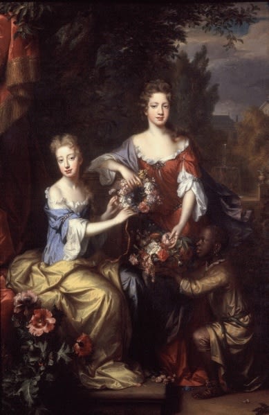Willem Wissing, Portrait of Lady Frances Lady Coningsby and Lady Katherine Jones, 1687