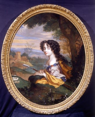 Henri Gascars, Portrait of Jane ‘Jenny’ Myddleton, Mrs May, as a Shepherdess (1661-1740), 1670s