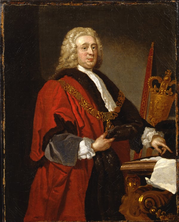 William Hogarth, Portrait of Sir John Barnard MP (1685-1764), c. 1739