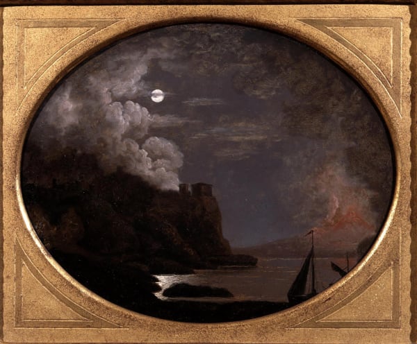 Joseph Wright of Derby ARA, Vesuvius from Posilipo, 1770s