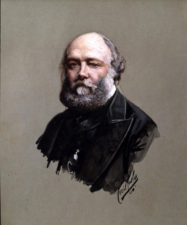 Cecil Cutler, Portrait of Lord Salisbury (1830-1903), c. 1890