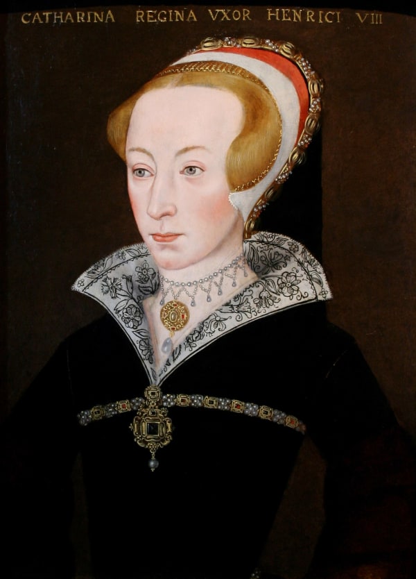 English School, Portrait of Katherine Parr (1512-48), Queen of England, Late 16th Century
