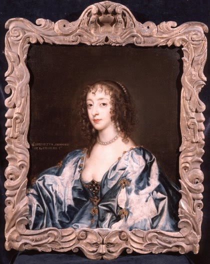 Circle of Sir Anthony van Dyck, Queen Henrietta Maria (1609-69), c. 1635