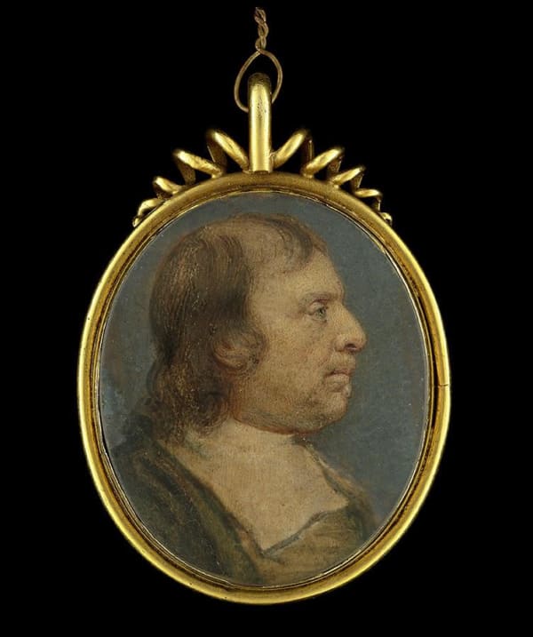 Samuel Cooper, Portrait miniature in profile of Oliver Cromwell (1599-1658), c. 1653