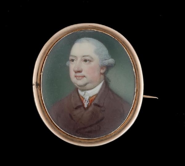 Richard Crosse, Portrait miniature of Ralph Allen (1737-77) of Bathampton Manor, Somerset