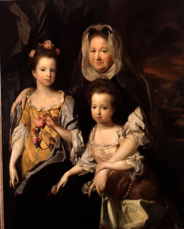 Henry Tilson, Portrait of a Lady with her Grandchildren, c. 1690