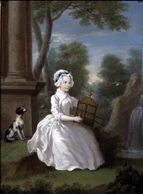 William Hogarth, Portrait of a young Lady of the Stamford Family, 1730s