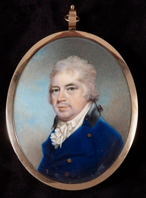 Nicholas J. T. Freese, Portrait miniature of Henry Godfrey Faussett (1749-1825), early 19th century