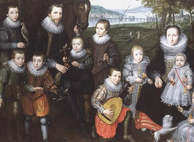 Attributed to Cornelis de Vos, Portrait of a family group, c. 1630