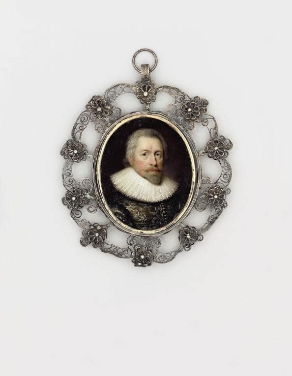 Cornelis Jonson van Ceulen, Portrait of a Gentleman, possibly a member of the Thursby Pelham family, c. 1628