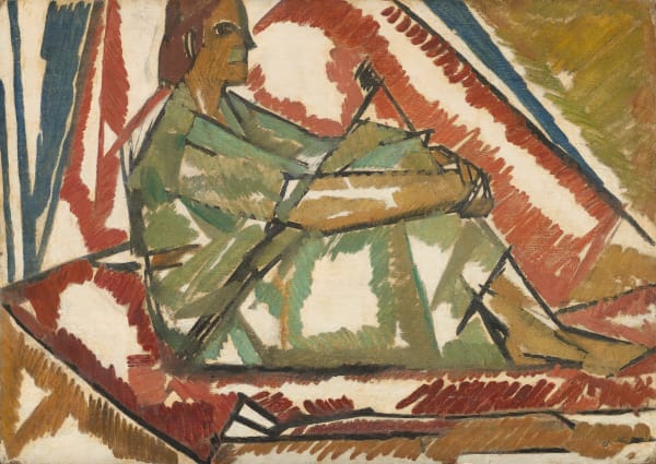 Vanessa Bell, Seated Figure, 1913