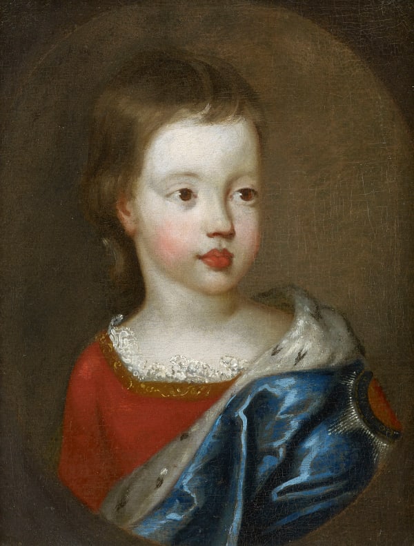 Follower of Nicolas de Largilliere, Portrait of James Francis Edward Stuart, the Old Pretender, (1688-1766) as a Boy, c. 1692