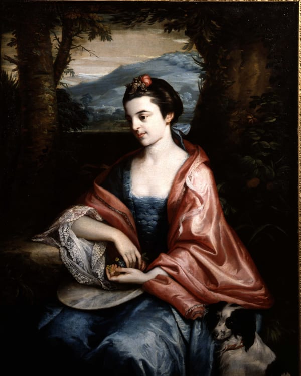 Benjamin West PRA, Portrait of Mrs John Penn (1746-1830), nee Allen, 1770s