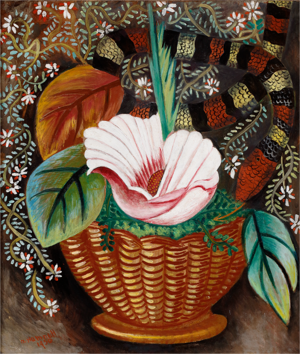 nina hamnett, still life with snake