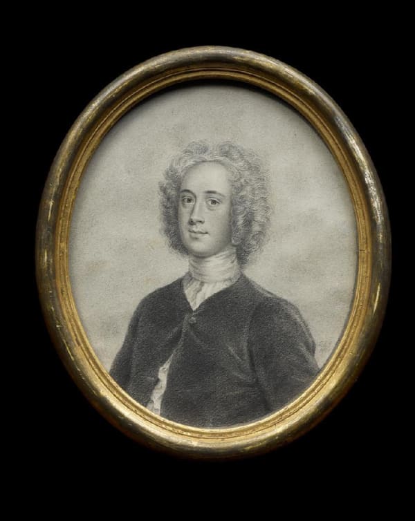 John Smart Jr., Portrait of William Somerville (1675-1742), early 18th century