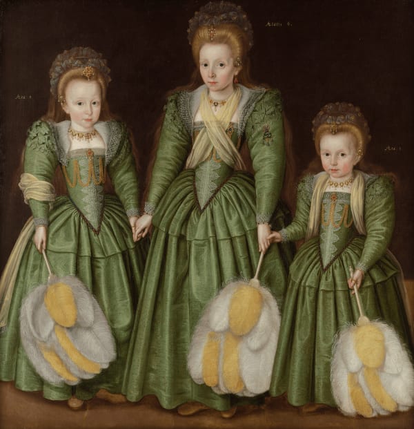 Marcus Gheeraerts, Portrait of the Three Egerton Sisters, 1601-2